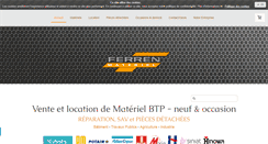 Desktop Screenshot of ferren-materiels.fr